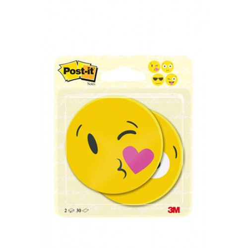 3M Postit Öntapadó jegyzettömb 2x30lap 70x70mm Emoji vegyes figurák
