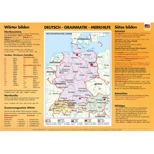 Stiefel Könyökalátét kétoldalas A3 Wörter- und Satze bilden//Wortarten