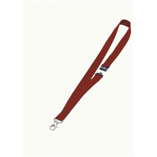 Durable Azonosítókártya-tartó nyakba akasztható biztonsági csattal piros