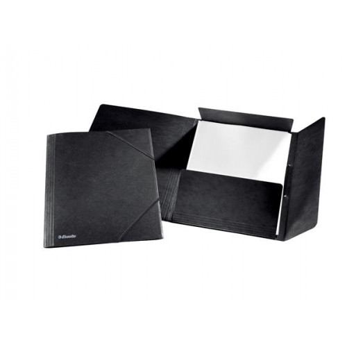 Esselte Gumis mappa 15mm prespán A4 Rainbow fekete