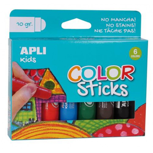 Apli Tempera stift készlet Kids 6 különböző szín
