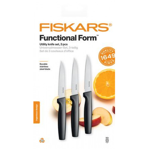 Fiskars Késkészlet általános 11cm Functional Form fekete