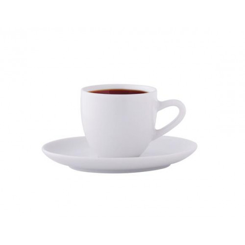 Economic Mokkáscsésze+alj 10cl fehér 6db