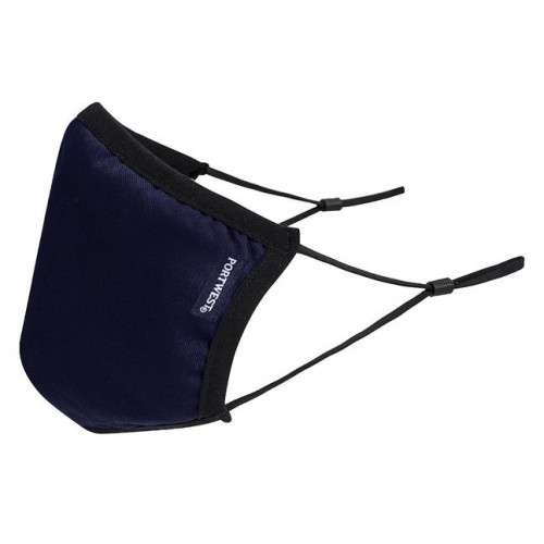 Egészségügyi maszk textil 3 rétegű 25db antimikrobiális tengerészkék