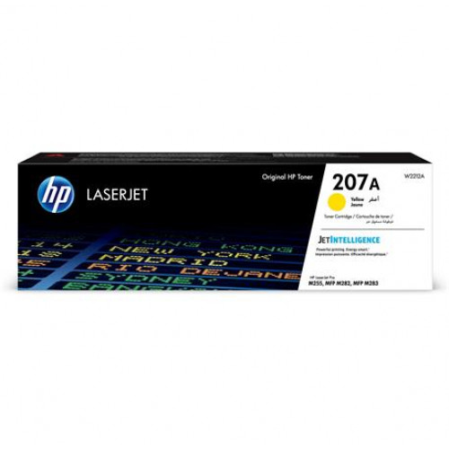 HP W2212A Lézertoner Color LaserJet Pro M182N M183FW nyomtatókhoz 207A sárga 1,25k