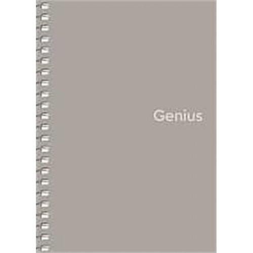 Shkolyaryk Spirálfüzet kockás A6 80lap PP borító Genius vegyes