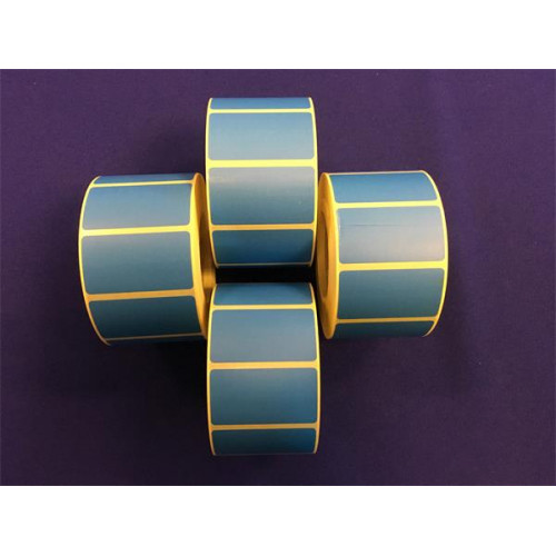 Etikett thermo 25x45mm 1000 etikett/tekercs kék