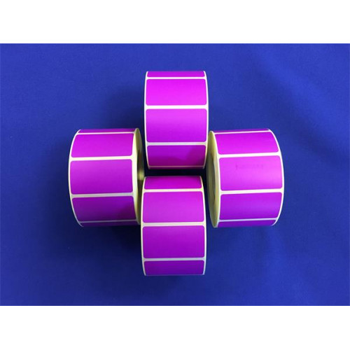 Etikett thermo 25x45mm 1000 etikett/tekercs lila
