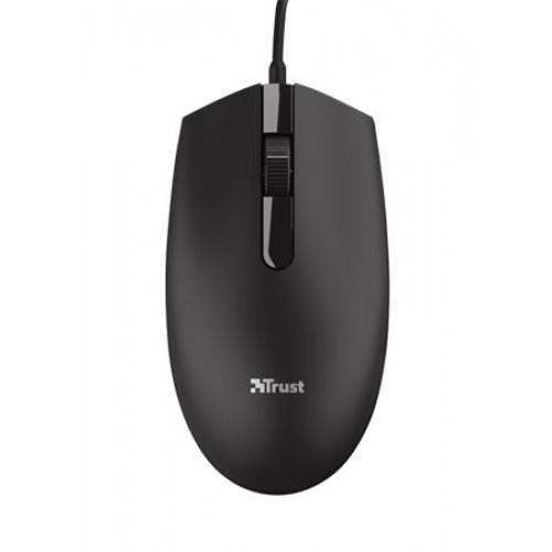 Trust Egér vezetékes optikai normál méret USB Basi