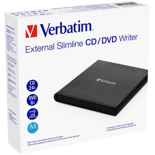 Verbatim CD/DVD író USB 2.0 külső