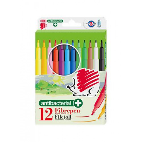 Ico Filctoll készlet 1mm antibakteriális Süni 300 12 különböző szín