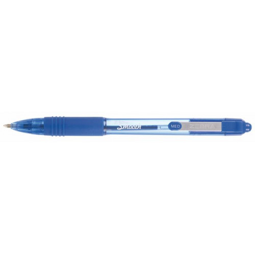 Zebra Golyóstoll 0,27mm nyomógombos Z-Grip Smooth kék