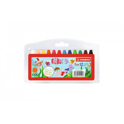 Stabilo Olajpasztell kréta 12 különböző szín