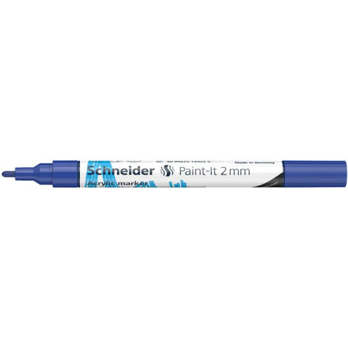 Schneider Akril marker 2mm Paint-It 310 kék