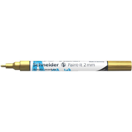 Schneider Akril marker 2mm Paint-It 310 arany