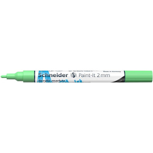 Schneider Akril marker 2mm Paint-It 310 pasztellzöld