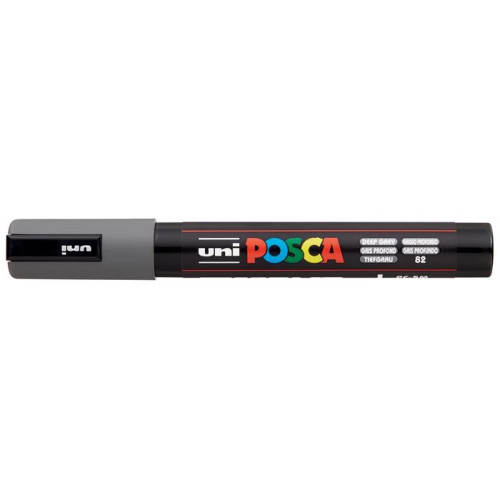 Uni Dekormarker 1,8-2,5mm Posca PC-5M mély szürke