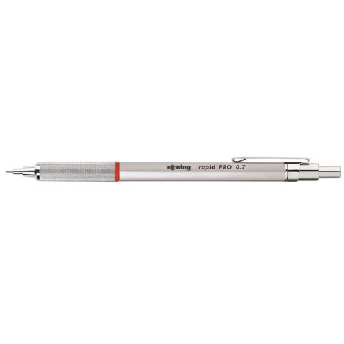 Rotring Nyomósirón 0,7mm Rapid Pro ezüst