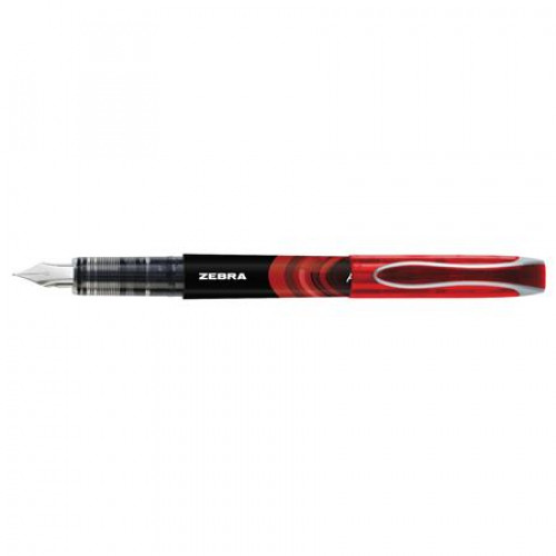 Zebra Töltőtoll 0,6mm piros