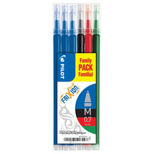 Pilot Rollertoll betét 0,35mm törölhető Frixion Ball/Clicker 4 vegyes szín