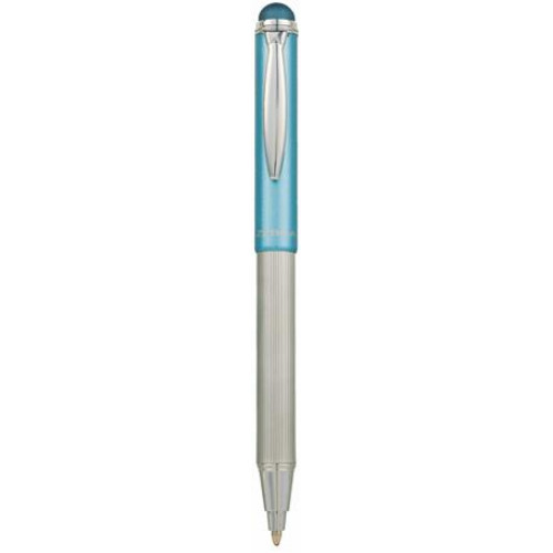 Zebra Golyóstoll 0,24mm teleszkópos acél világoskék tolltest Telescopic Metal Stylus kék