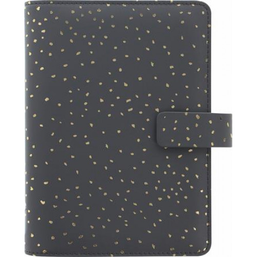 Filofax Kalendárium gyűrűs betétlapokkal pocket méret Confetti fekete