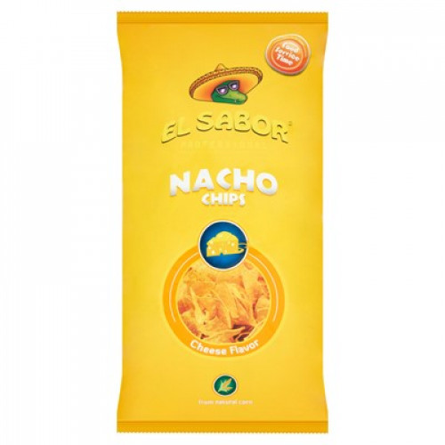 El Sabor Chips tortilla NACHO 425g. sajtos