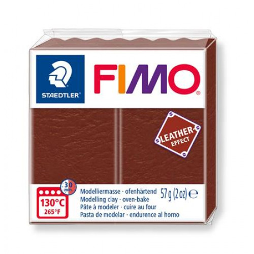 Fimo Gyurma 57g égethető Leather Effect dió
