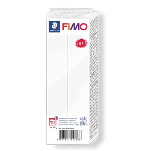Fimo Gyurma 454g égethető Soft fehér