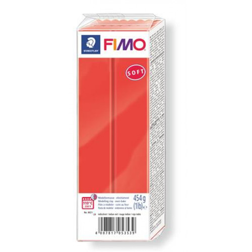 Fimo Gyurma 454g égethető Soft indián piros