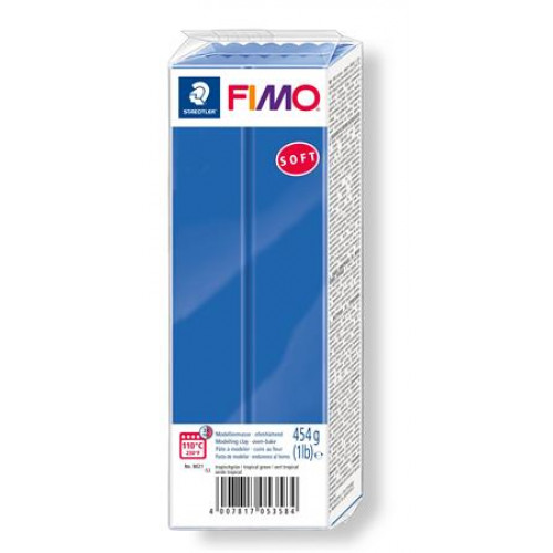 Fimo Gyurma 454g égethető Soft ragyogókék