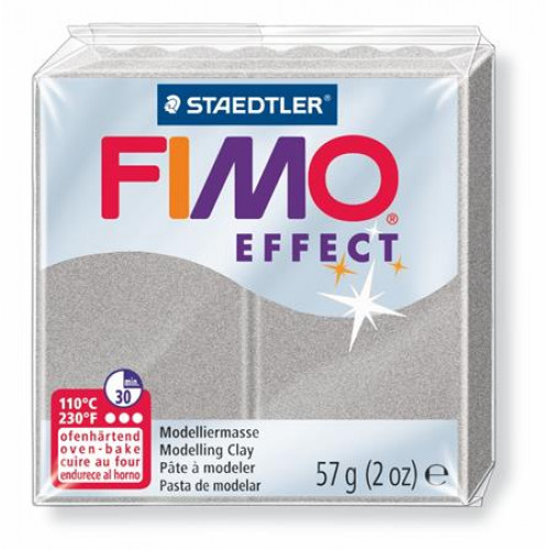 Fimo Gyurma 57g égethető Effect ezüst