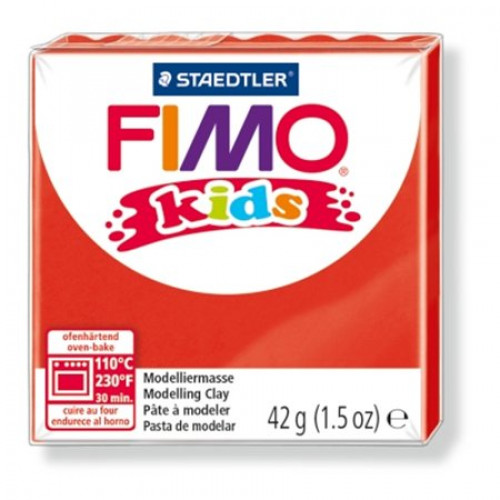 Fimo Gyurma 42g égethető Kids piros