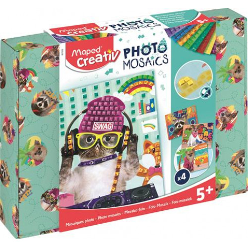 Maped Creativ Mozaikos képkészítő készlet Cool Animals menő állatok