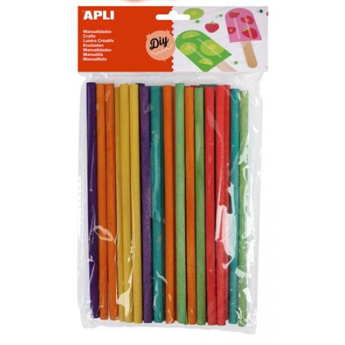 Apli Pálcika fa 150x5mm Creative színes
