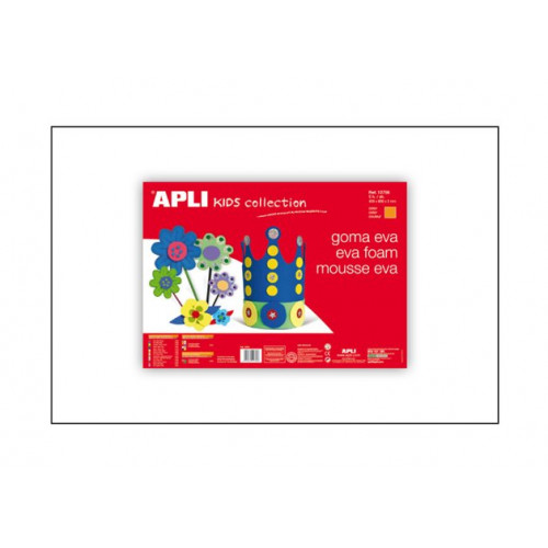 Apli Moosgumi 400x600mm Eva Sheets fehér