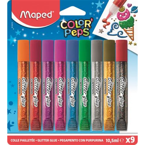 Maped Csillámos ragasztó ColorPeps 9 különböző szín