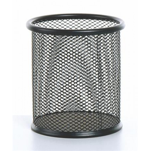 Írószertartó fémhálós fekete