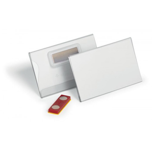 Durable Névkitűző mágnessel elfordulásgátlóval 90x54mm