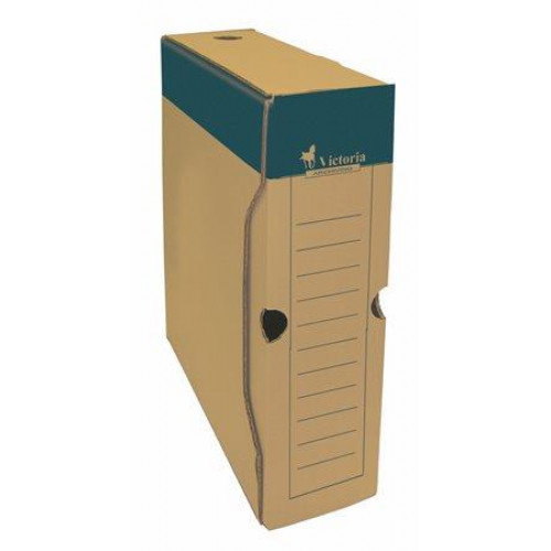 Victoria Archiválódoboz A4 80mm karton natúr