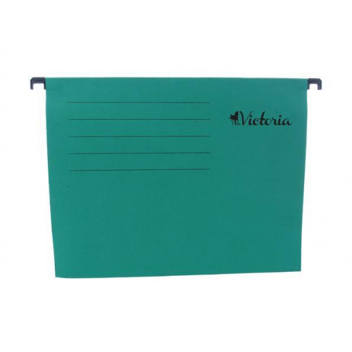 Victoria Függőmappa karton A4 zöld