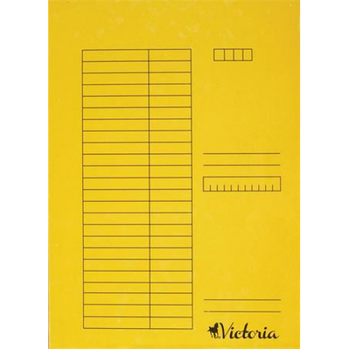Victoria Gyorsfűző karton A4 sárga