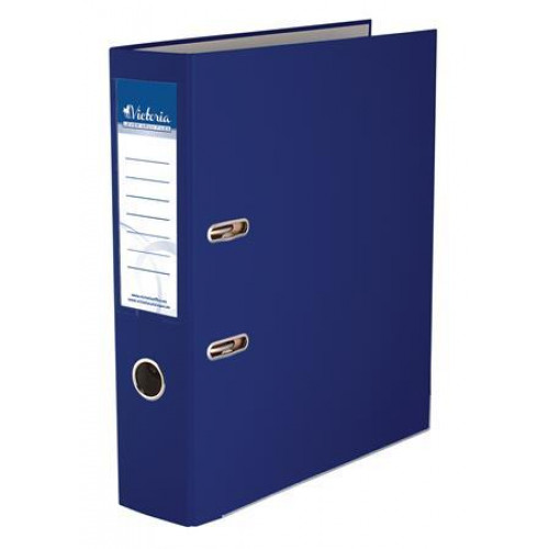 Victoria Iratrendező 75mm A4 sötétkék élvédő sínnel