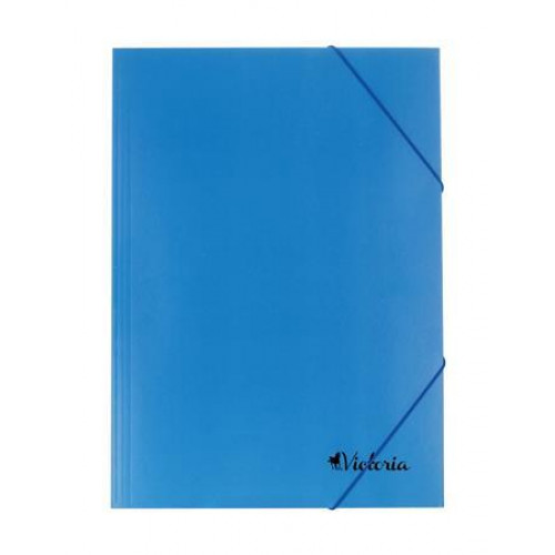 Victoria Gumis mappa karton A4 320gr kék