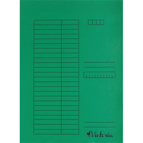 Victoria Pólyás dosszié karton A4 zöld