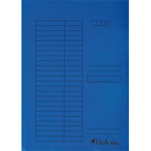 Victoria Pólyás dosszié karton A4 kék