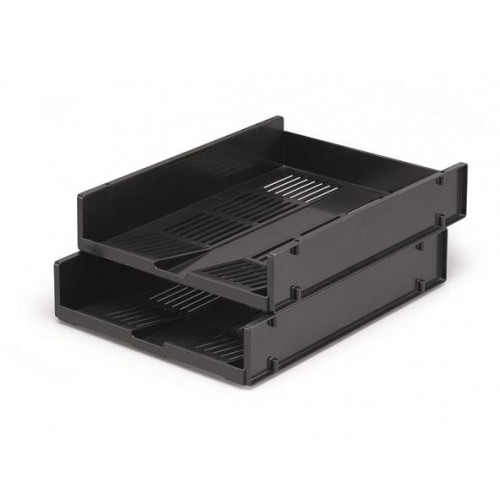 Durable Irattálca műanyag Optimo fekete