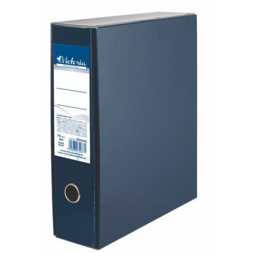 Victoria Tokos iratrendező 75mm A4 karton sötétkék