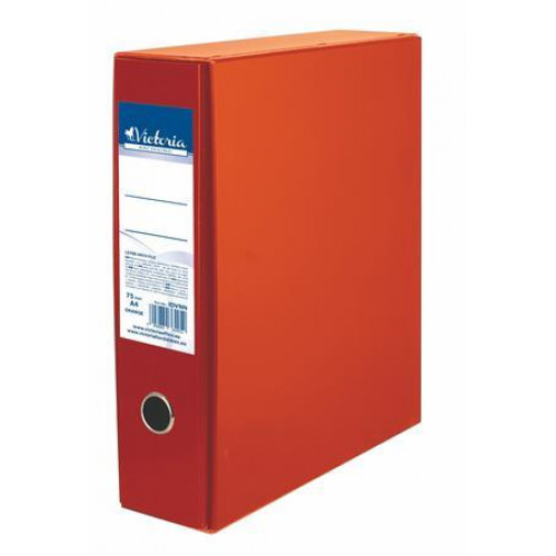 Victoria Tokos iratrendező 75mm A4 karton narancssárga