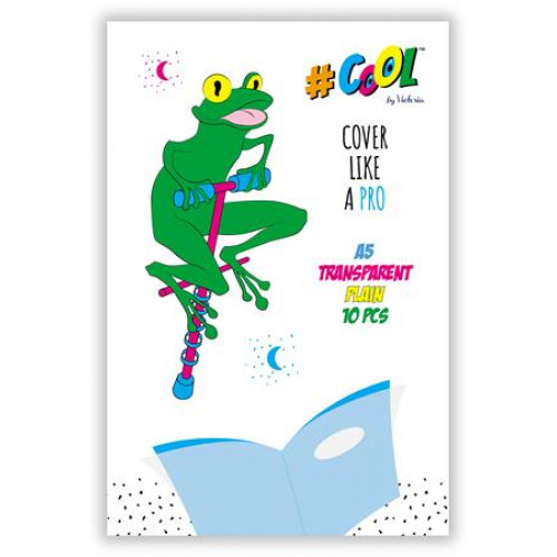 Cool By Victoria Öntapadó füzet- és könyvborító A5 víztiszta